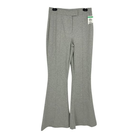 TopShop Jersey Twill Flare Trousers Light Gray Size 6 NWOT $51 MSRP - Picture 3 of 6